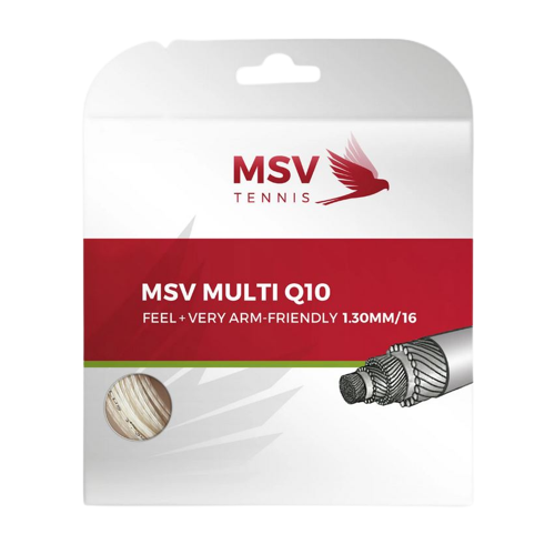 MSV Multi Q10 White 1.30 12 метров — теннисная струна, фото товара