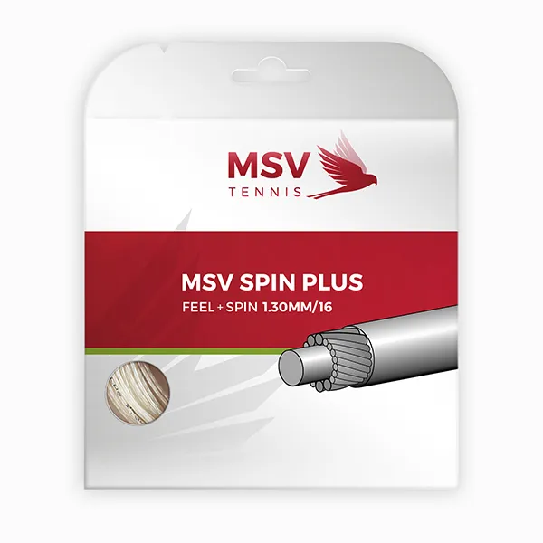 MSV Spin Plus White 1.30 (12M) — теннисная ракетка Струны MSV Spin Plus White 1.30 (12M)