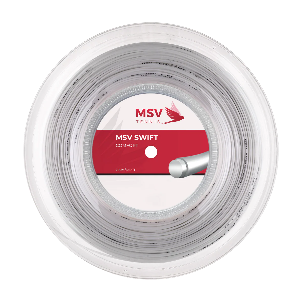MSV Swift White 200M — теннисная ракетка Струны MSV Swift White 200M