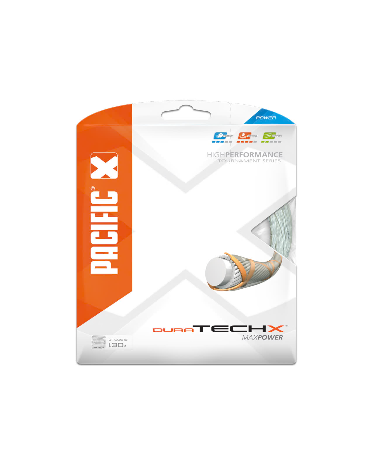 Pacific Dura Tech X White 1.30 (12M) — теннисная ракетка Струны Pacific Dura Tech X White 1.30 (12M)