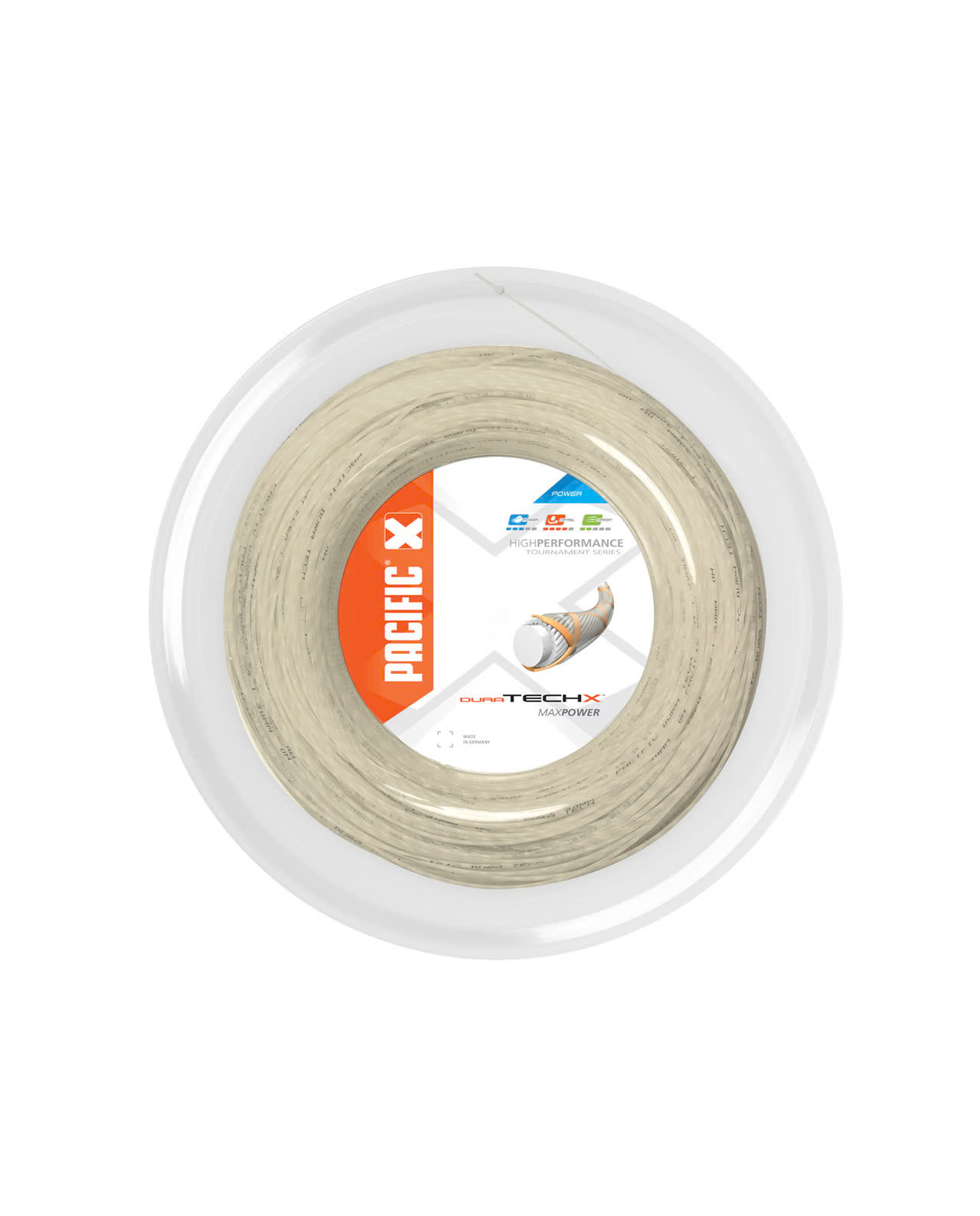 Pacific Dura Tech X White 200M — теннисная ракетка Струны Pacific Dura Tech X White 200M
