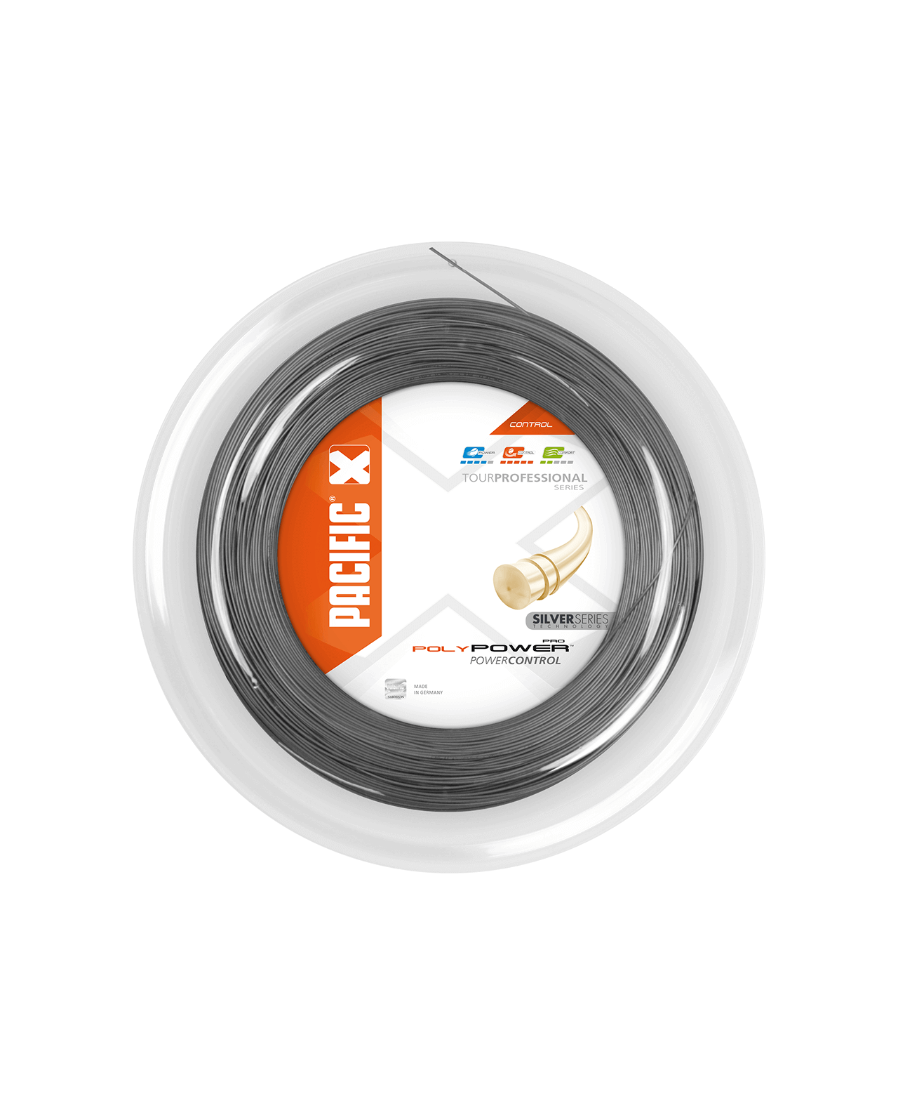 Pacific Poly Power Pro Silver 200M — теннисная ракетка Струны Pacific Poly Power Pro Silver 200M
