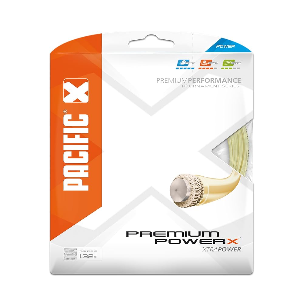Pacific Premium Power X Natural 1.32 (12М) — теннисная ракетка Струны Pacific Premium Power X Natural 1.32 (12М)