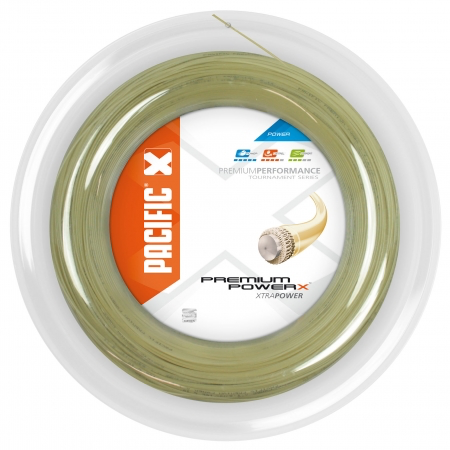 Pacific Premium Power X Natural 200M — теннисная ракетка Струны Pacific Premium Power X Natural 200M