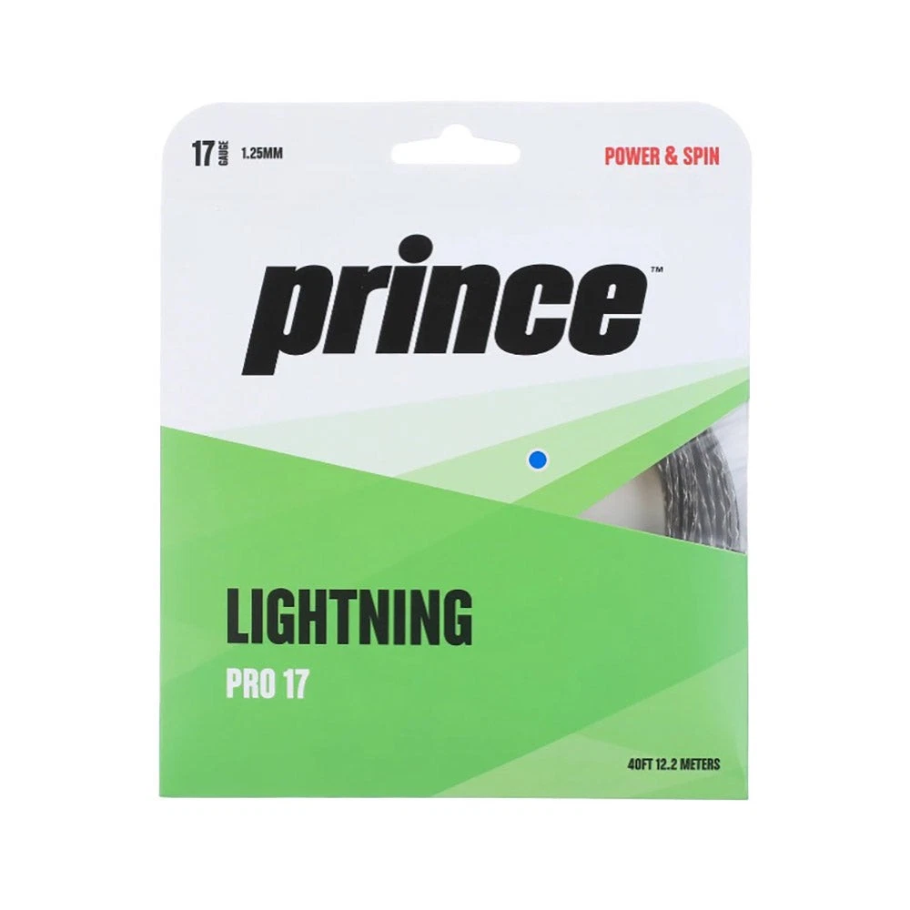 Prince Lightning Pro Black 1.25 (12M) — теннисная ракетка Струны Prince Lightning Pro Black 1.25 (12M)