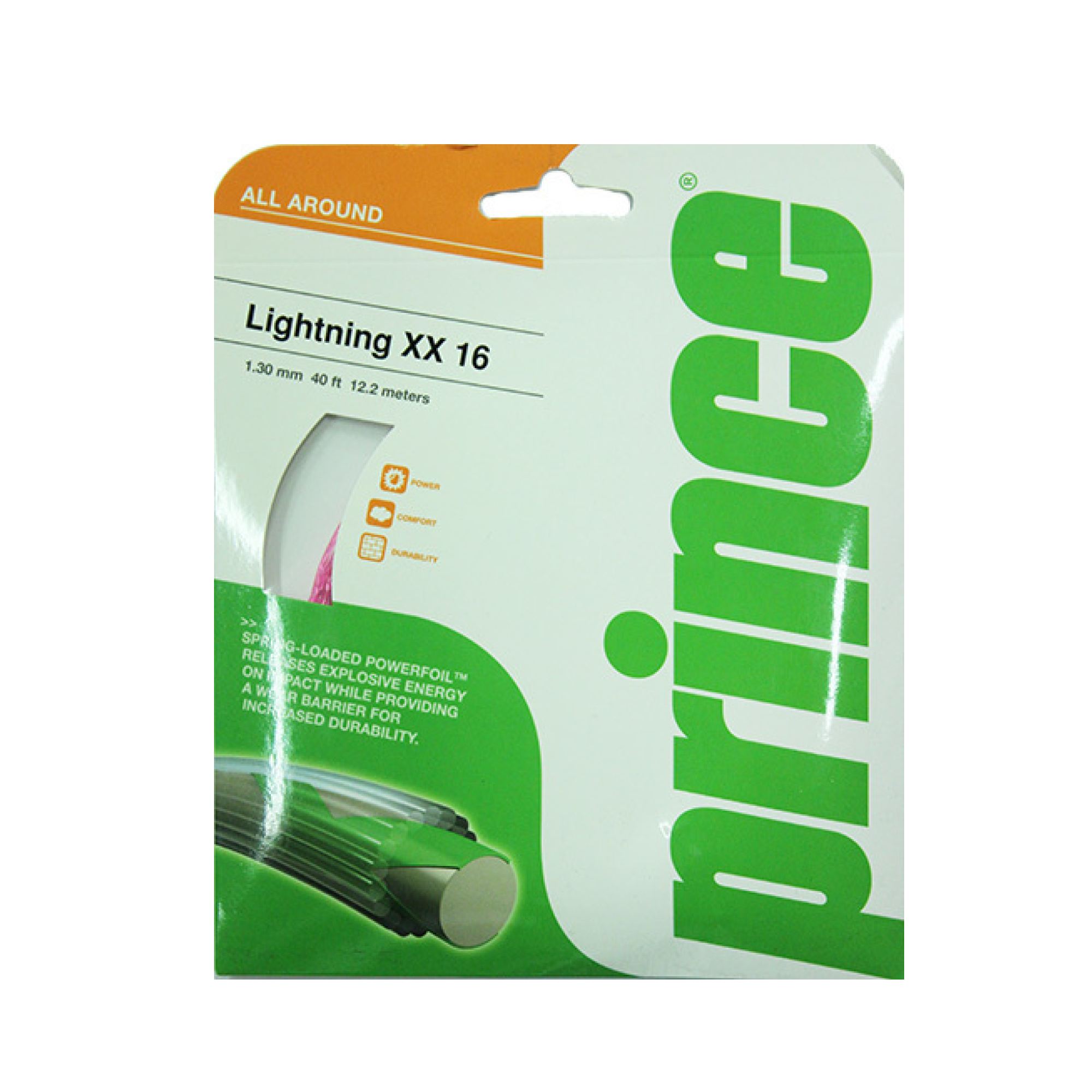 Prince Lightning XX Pink 1.30 (12M) — теннисная ракетка Струны Prince Lightning XX Pink 1.30 (12M)