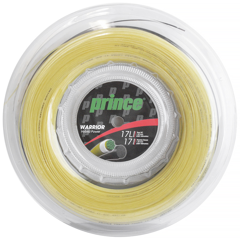 Prince Warrior Hybrid Power Black/Natural 200М — теннисная ракетка Струны Prince Warrior Hybrid Power Black/Natural 200М