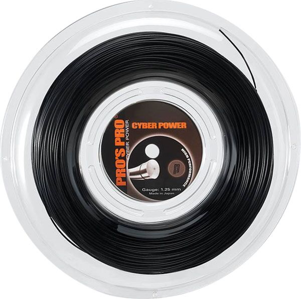 Pro's Pro Cyber Power Black 200M — теннисная ракетка Струны Pro's Pro Cyber Power Black 200M