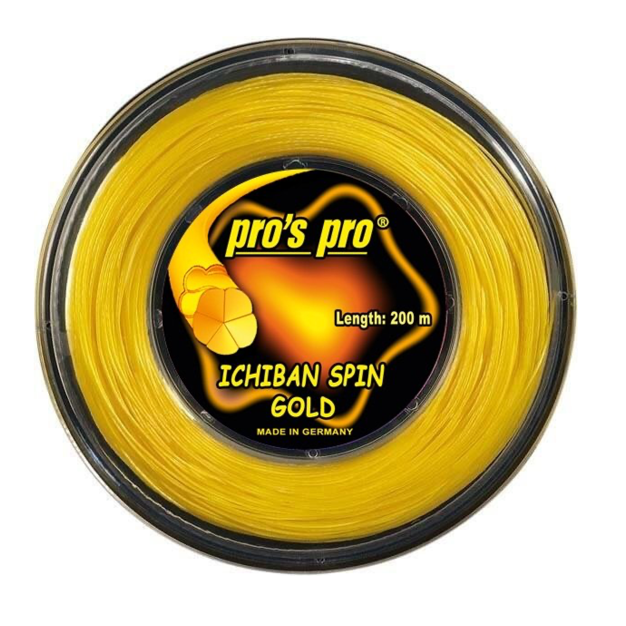 Pro's Pro Ichiban Spin Gold 200M — теннисная ракетка Струны Pro's Pro Ichiban Spin Gold 200M