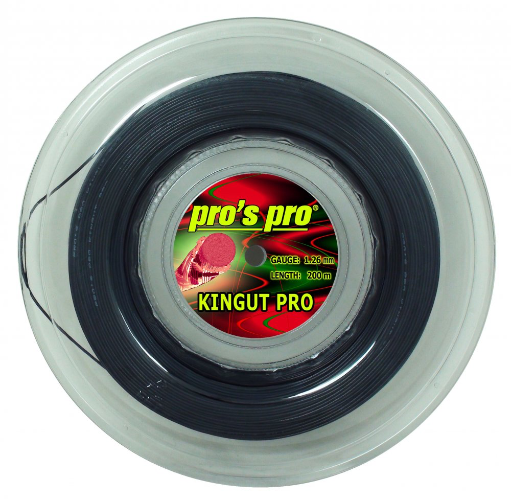 Pro's Pro Kingut Pro Black 200M — теннисная ракетка Струны Pro's Pro Kingut Pro Black 200M