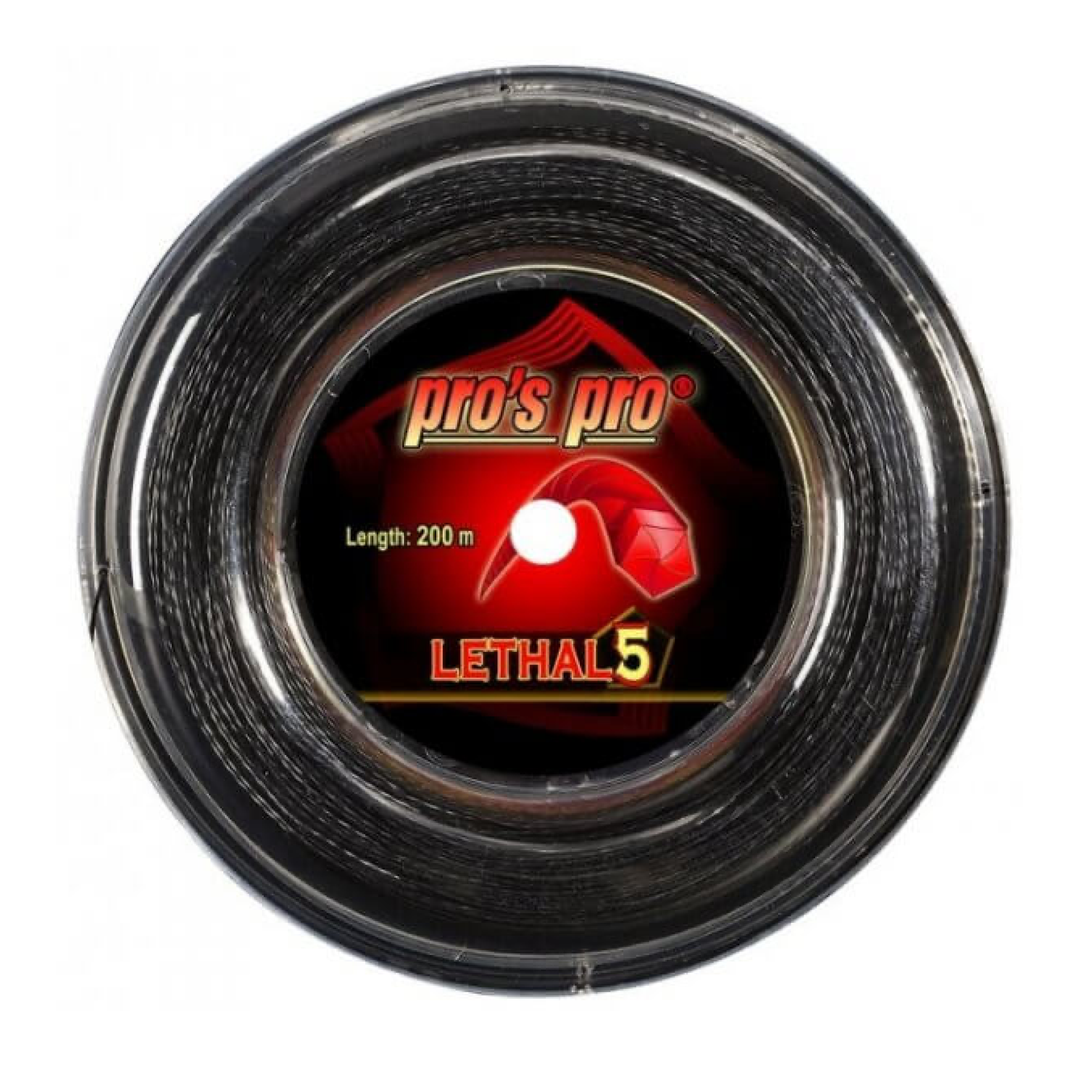 Pro's Pro Lethal 5 Black 200M — теннисная ракетка Струны Pro's Pro Lethal 5 Black 200M