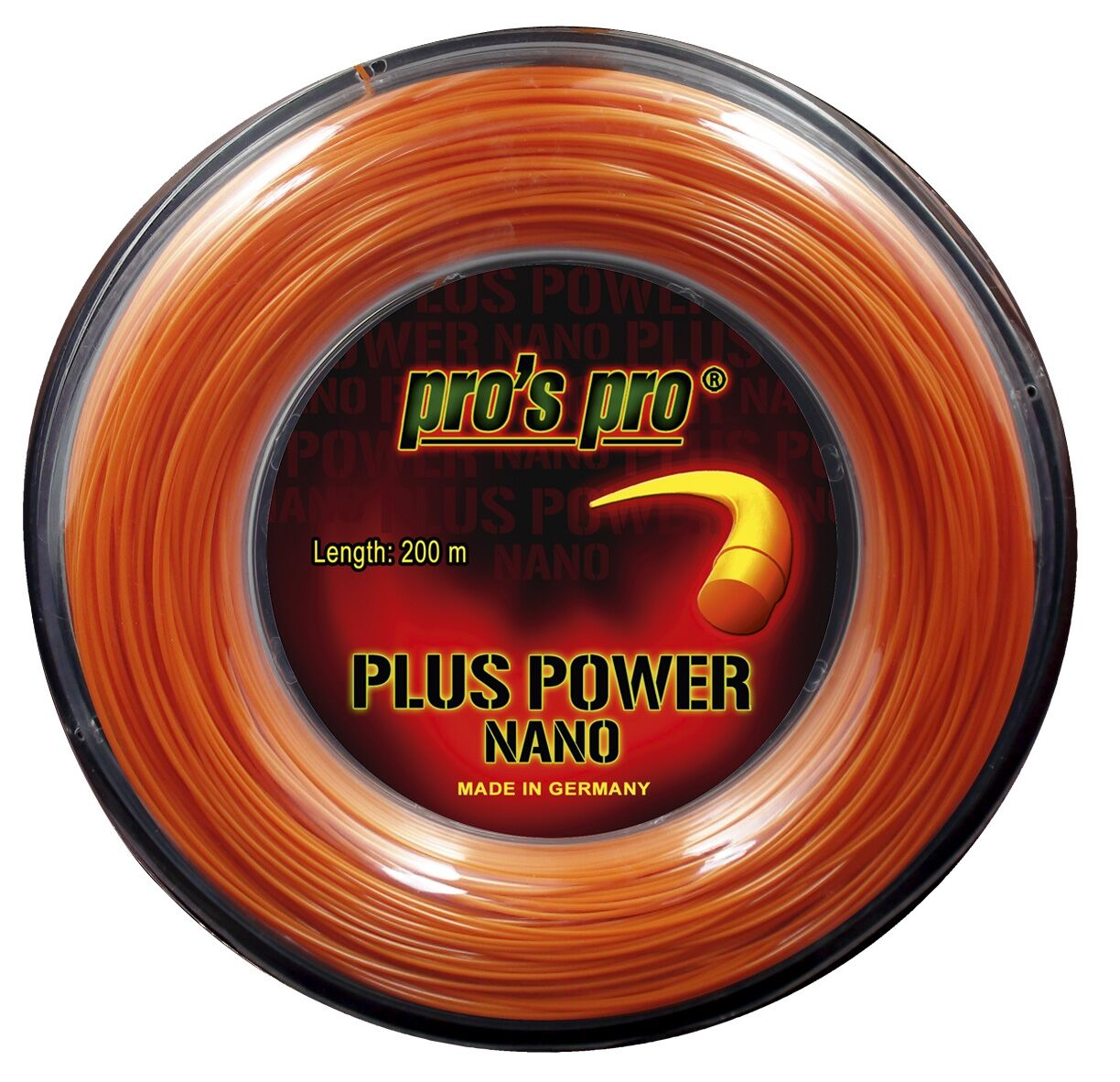 Pro's Pro Plus Power Orange 200M — теннисная ракетка Струны Pro's Pro Plus Power Orange 200M