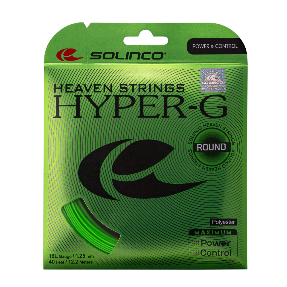 Solinco Hyper-G Round Neon Green 1.25 (12M) — теннисная ракетка Струны Solinco Hyper-G Round Neon Green 1.25 (12M)