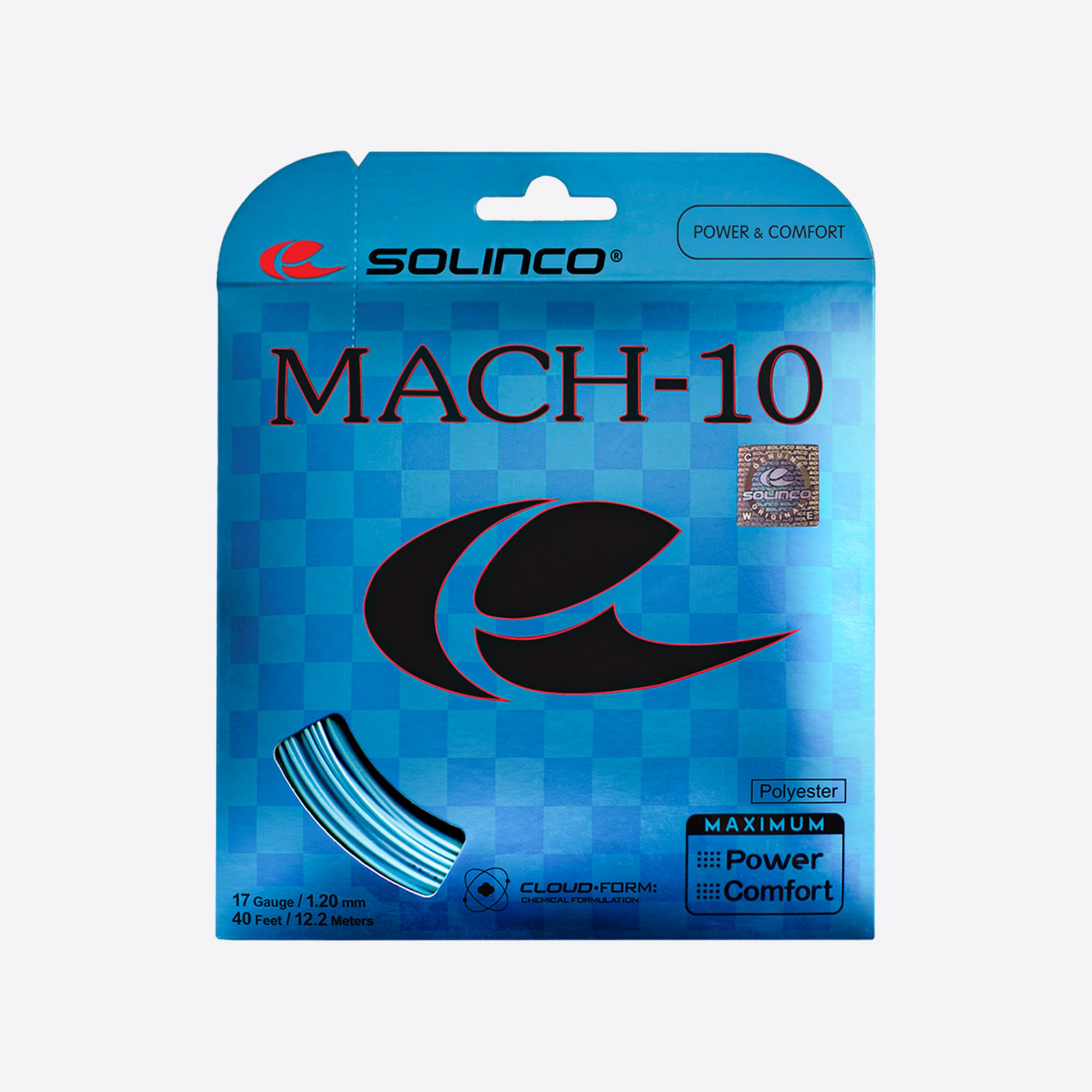 Solinco Mach-10 Blue 1.25 (12M) — теннисная ракетка Струны Solinco Mach-10 Blue 1.25 (12M)