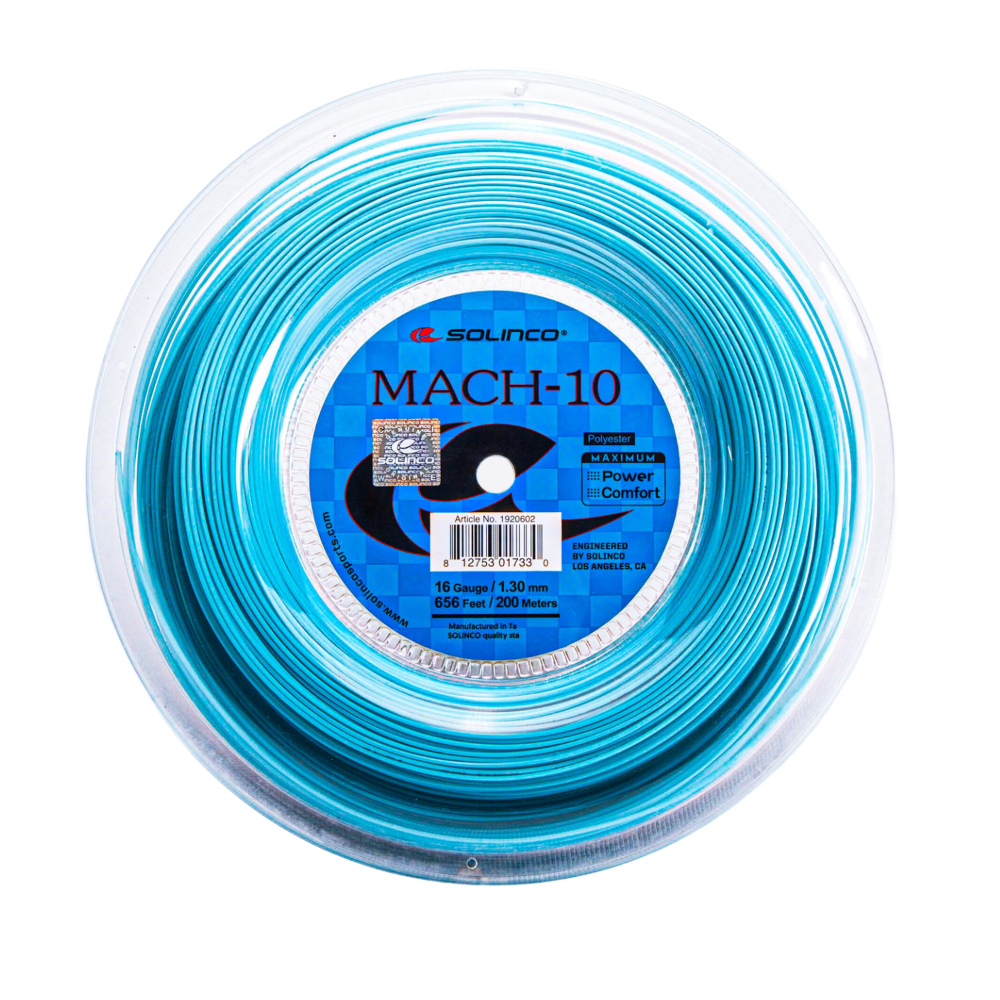Solinco Mach-10 Blue 200M — теннисная ракетка Струны Solinco Mach-10 Blue 200M