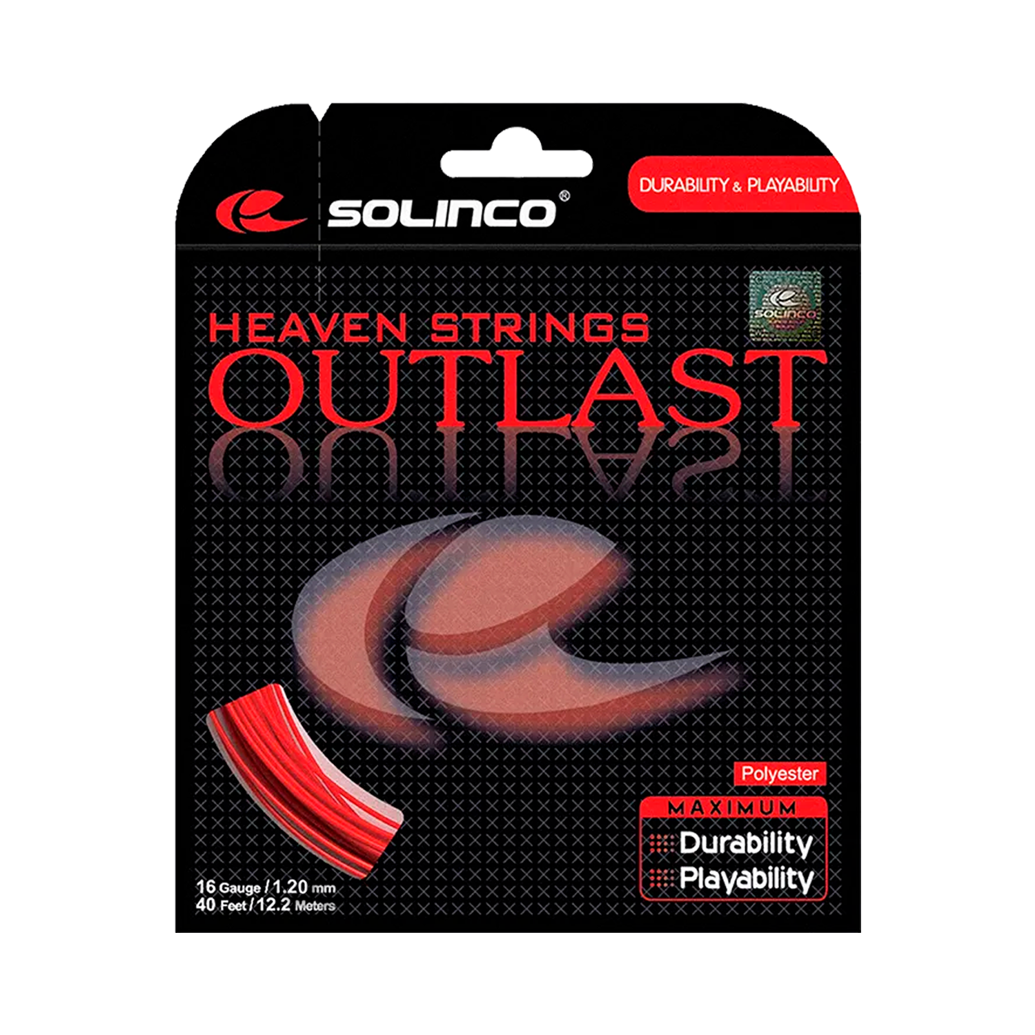 Solinco Outlast Red 1.25 (12M) — теннисная ракетка Струны Solinco Outlast Red 1.25 (12M)