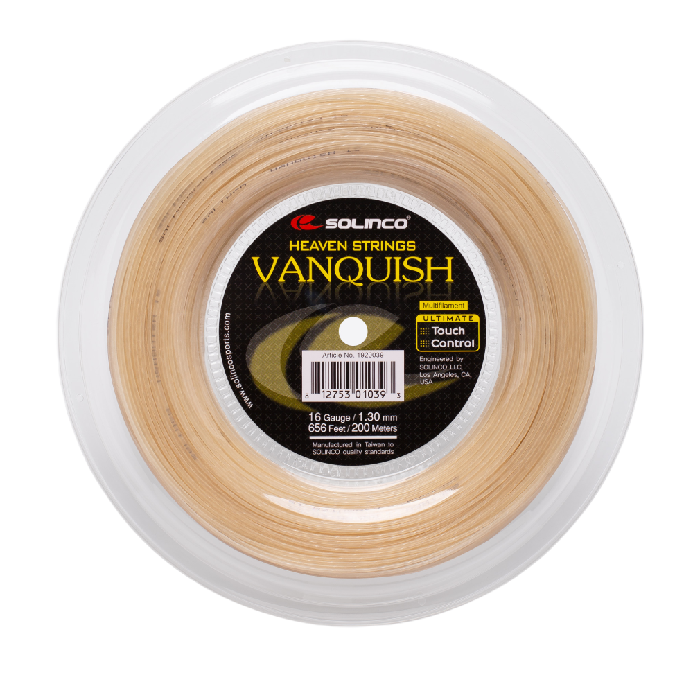 Solinco Vanquish Natural 200M — теннисная ракетка Струны Solinco Vanquish Natural 200M
