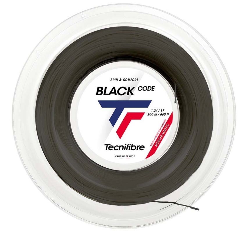 Tecnifibre Black Code 200M — теннисная ракетка Струны Tecnifibre Black Code 200M