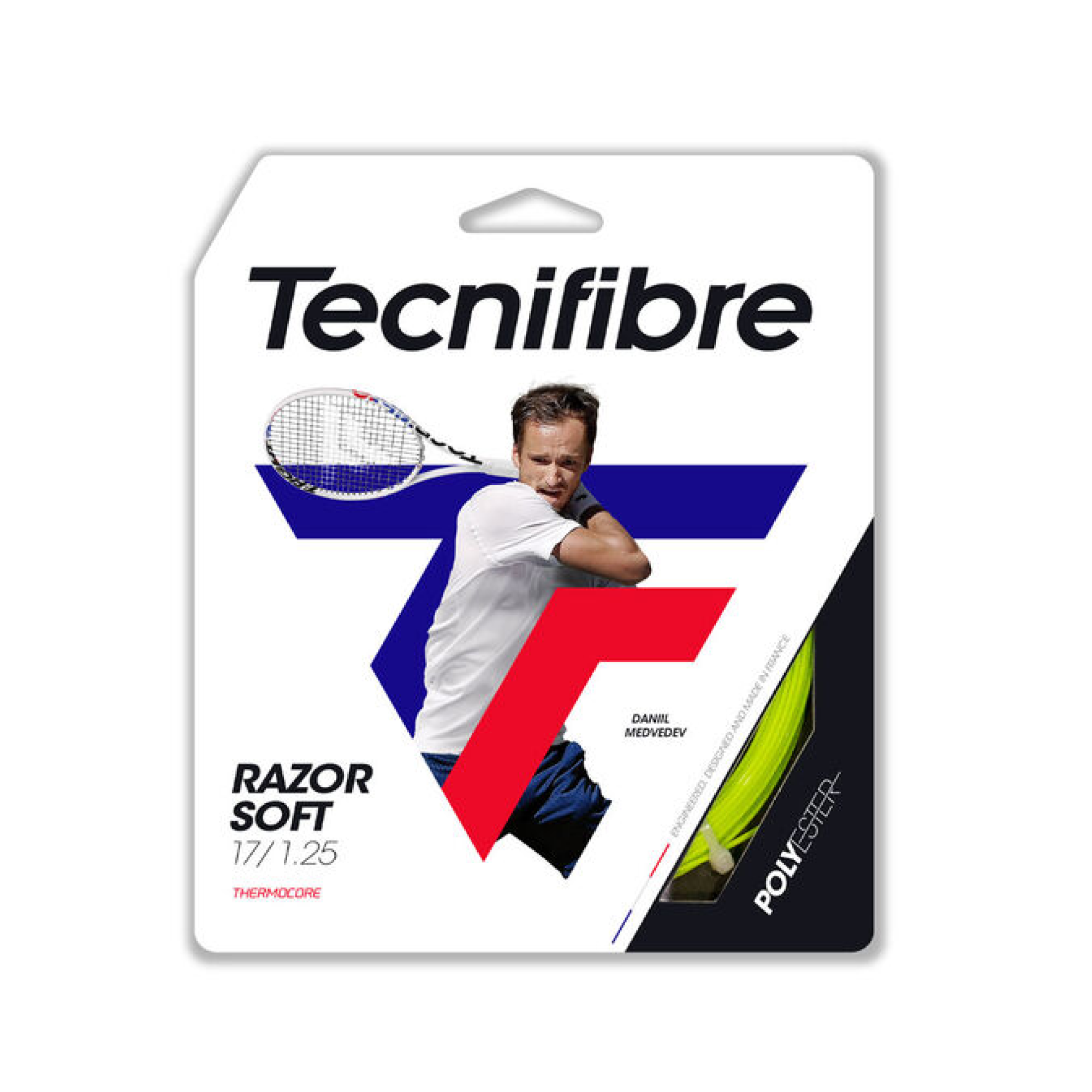 Tecnifibre Razor Soft Lime 1.25 (12 м) — теннисная ракетка Струны Tecnifibre Razor Soft Lime 1.25 (12 м)
