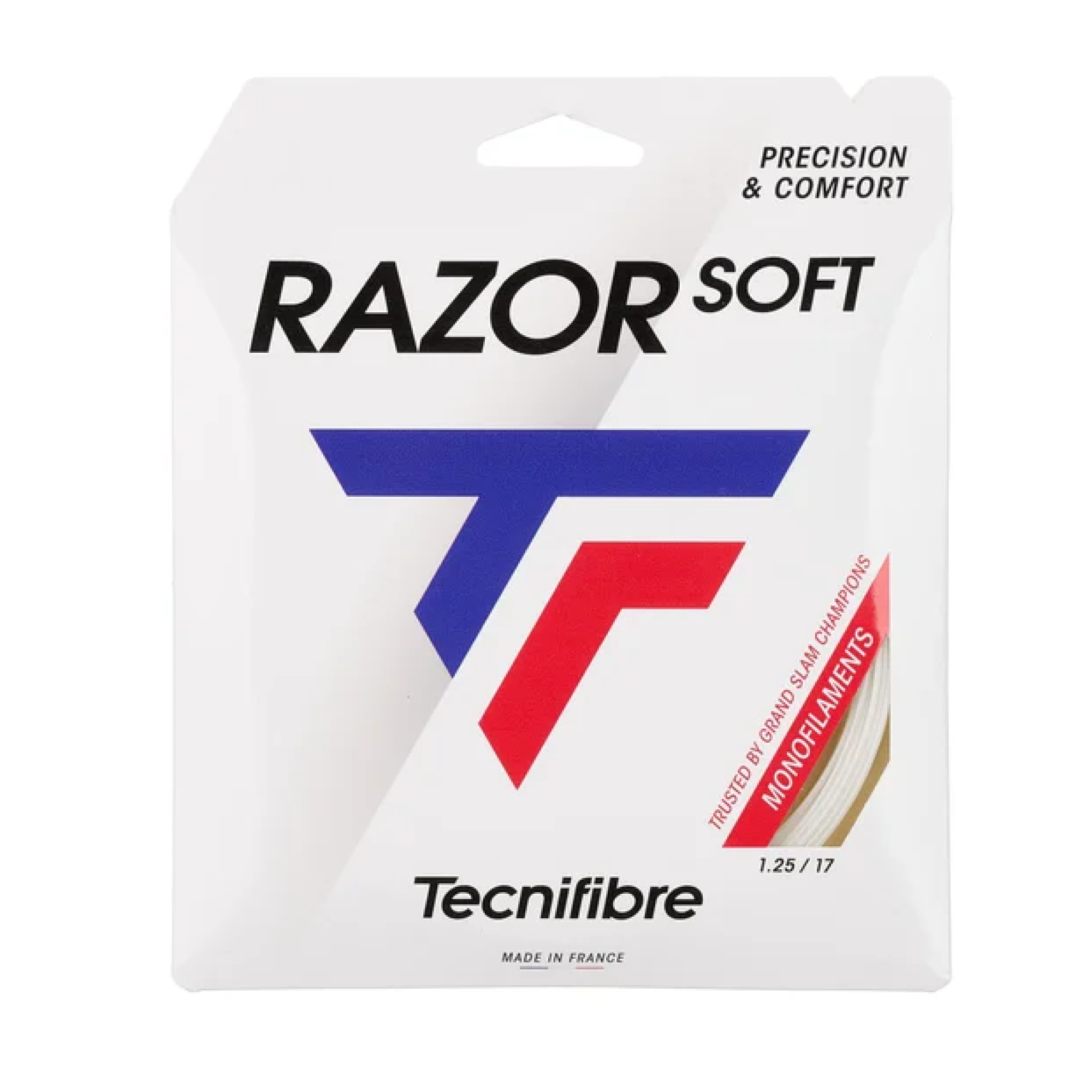 Tecnifibre Razor Soft White 1.25 (12 м) — теннисная ракетка Струны Tecnifibre Razor Soft White 1.25 (12 м)