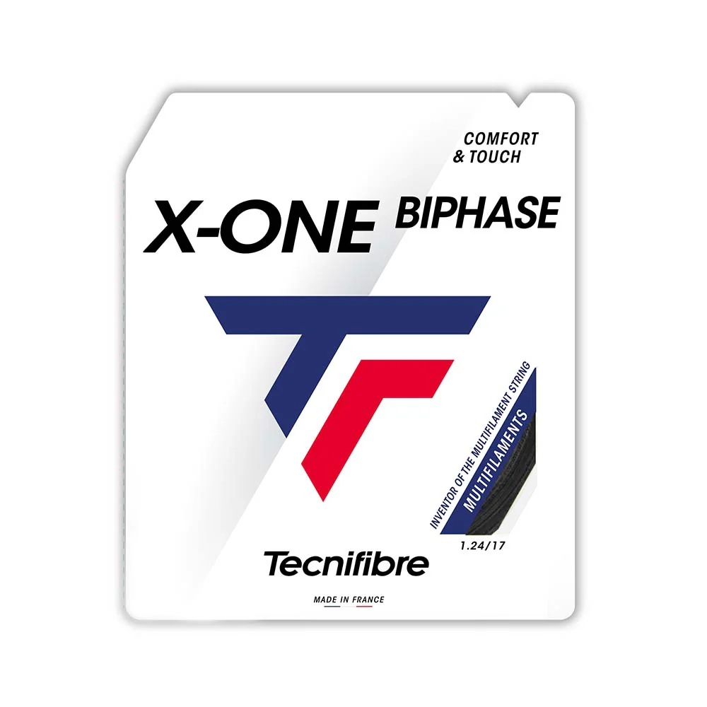 Tecnifibre X-One Biphase Black (12 м) — теннисная ракетка Струны Tecnifibre X-One Biphase Black (12 м)