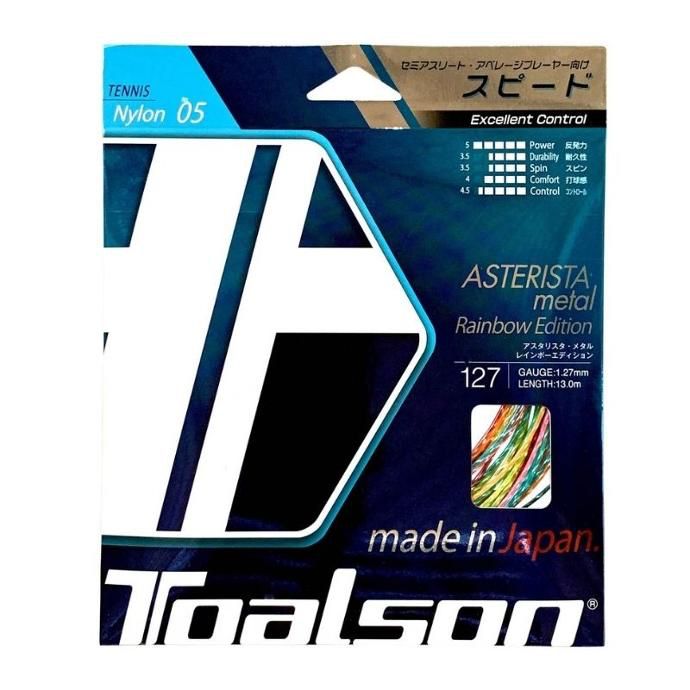 Toalson Asterista Metal Rainbow 1.27 (12M) — теннисная ракетка Струны Toalson Asterista Metal Rainbow 1.27 (12M)