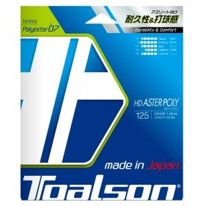 Toalson HD Aster Poly Black 1.25 12 метров — теннисная струна, фото товара