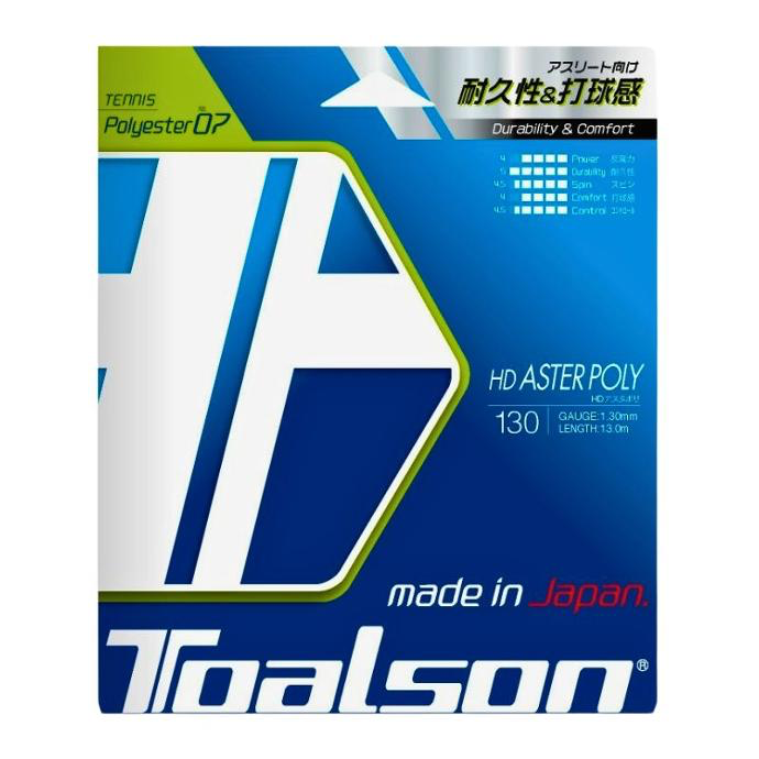 Toalson HD Aster Poly Blue 1.30 (12M) — теннисная ракетка Струны Toalson HD Aster Poly Blue 1.30 (12M)