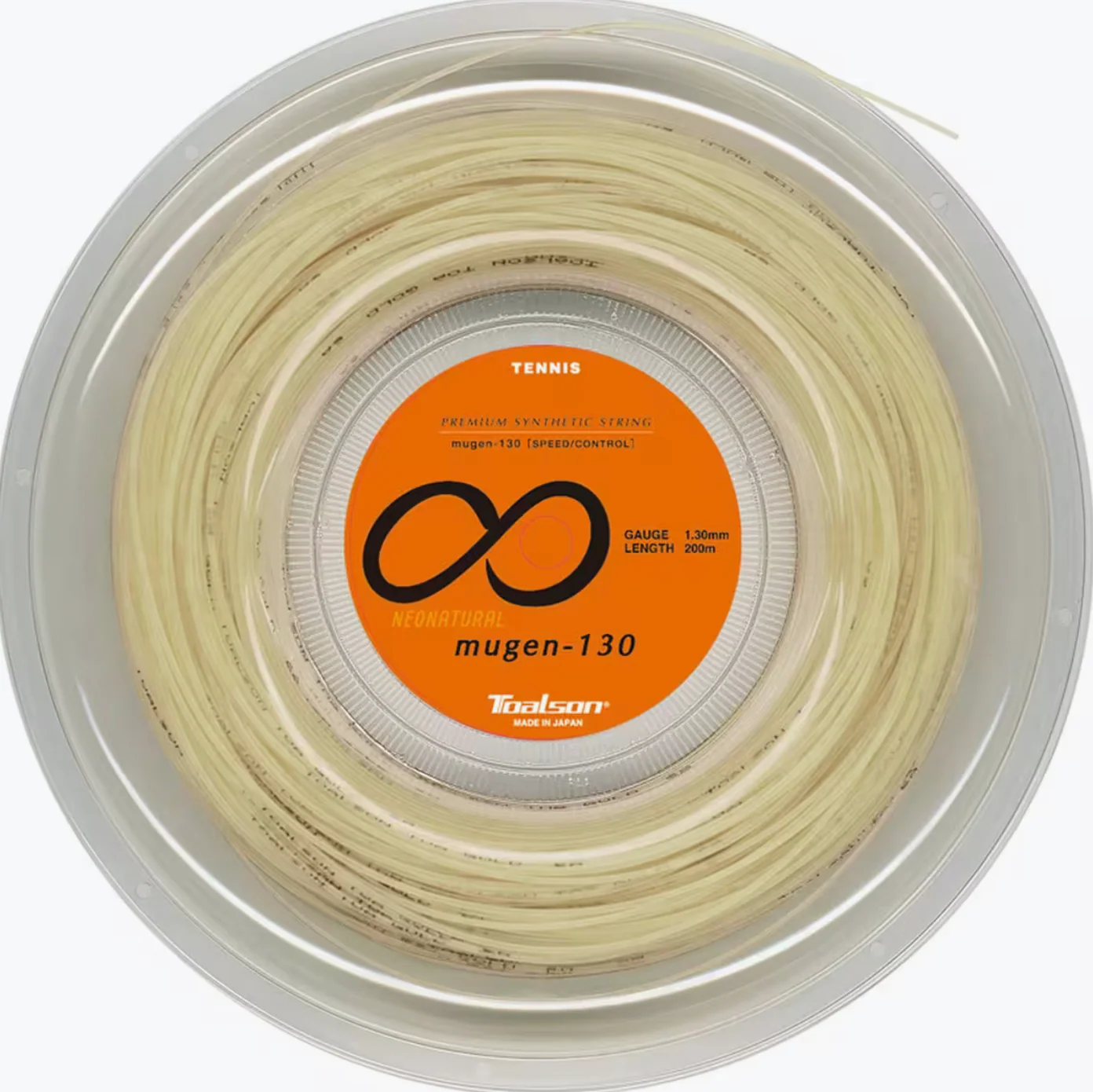 Toalson Mugen Natural 200M — теннисная ракетка Струны Toalson Mugen Natural 200M