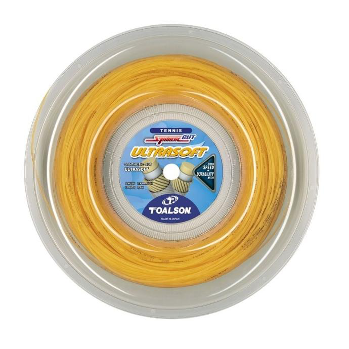 Toalson Synthetic Gut Ultrasoft Gold 200M — теннисная ракетка Струны Toalson Synthetic Gut Ultrasoft Gold 200M