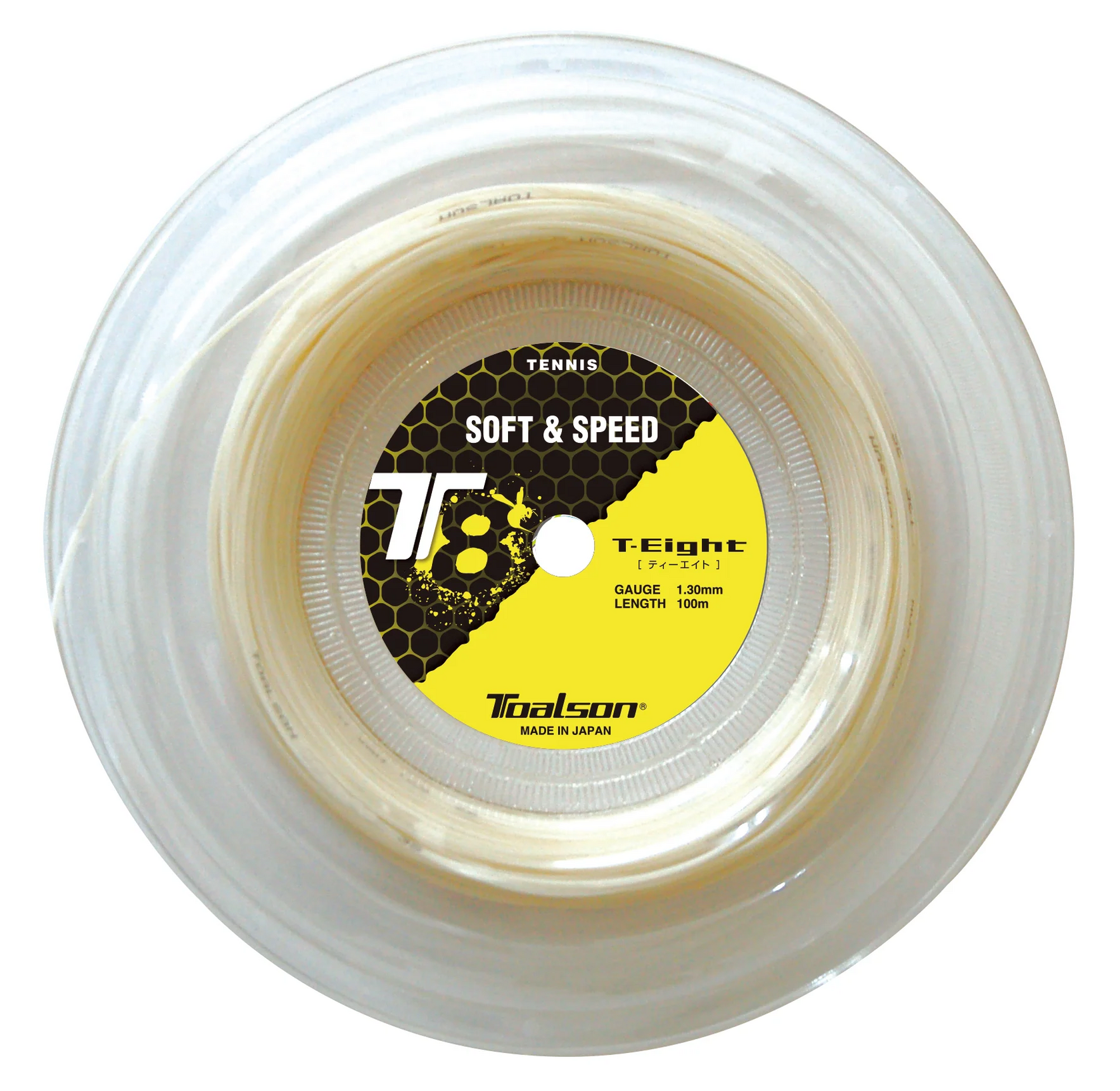 Toalson T8 White 100M — теннисная ракетка Струны Toalson T8 White 100M