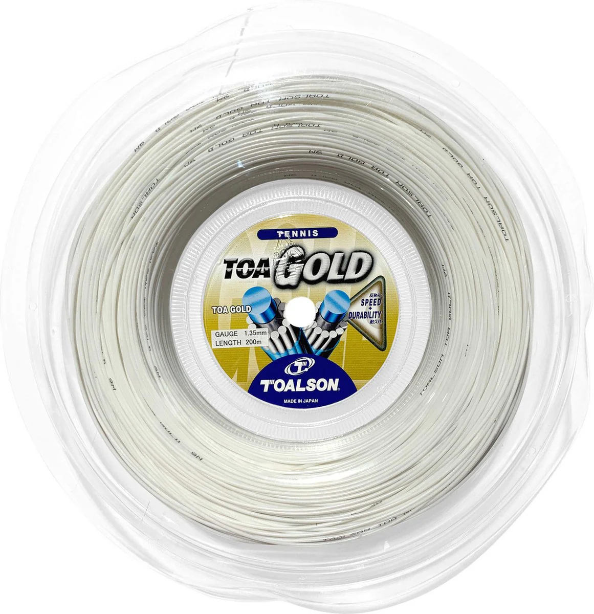 Toalson Toa Gold 200M — теннисная ракетка Струны Toalson Toa Gold 200M