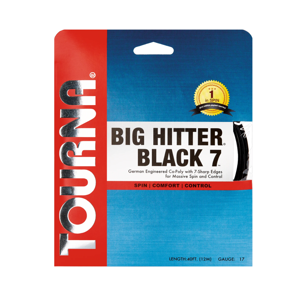 Tourna Big Hitter Black 7 1.25 (12M) — теннисная ракетка Струны Tourna Big Hitter Black 7 1.25 (12M)