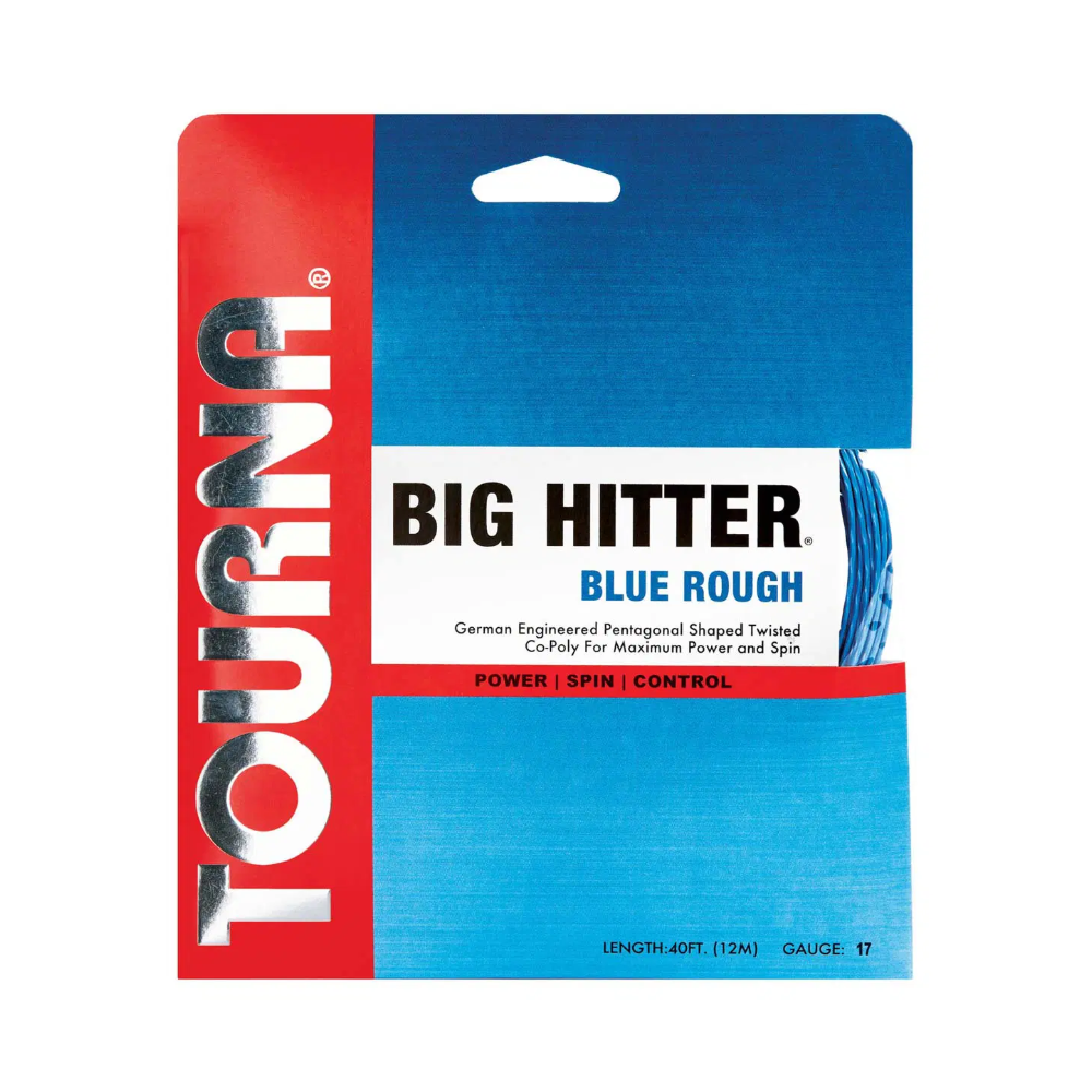 Tourna Big Hitter Blue Rough 1.25 (12M) — теннисная ракетка Струны Tourna Big Hitter Blue Rough 1.25 (12M)