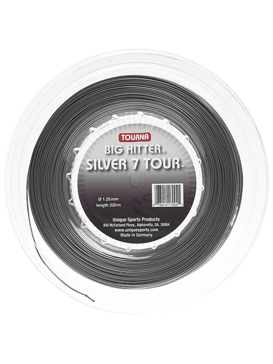 Tourna Big Hitter Silver 7 Tour 220М — теннисная ракетка Струны Tourna Big Hitter Silver 7 Tour 220М