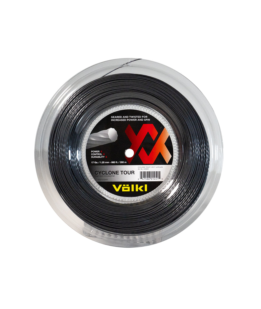 Volkl Cyclon Tour Anthracite 200M — теннисная ракетка Струны Volkl Cyclon Tour Anthracite 200M