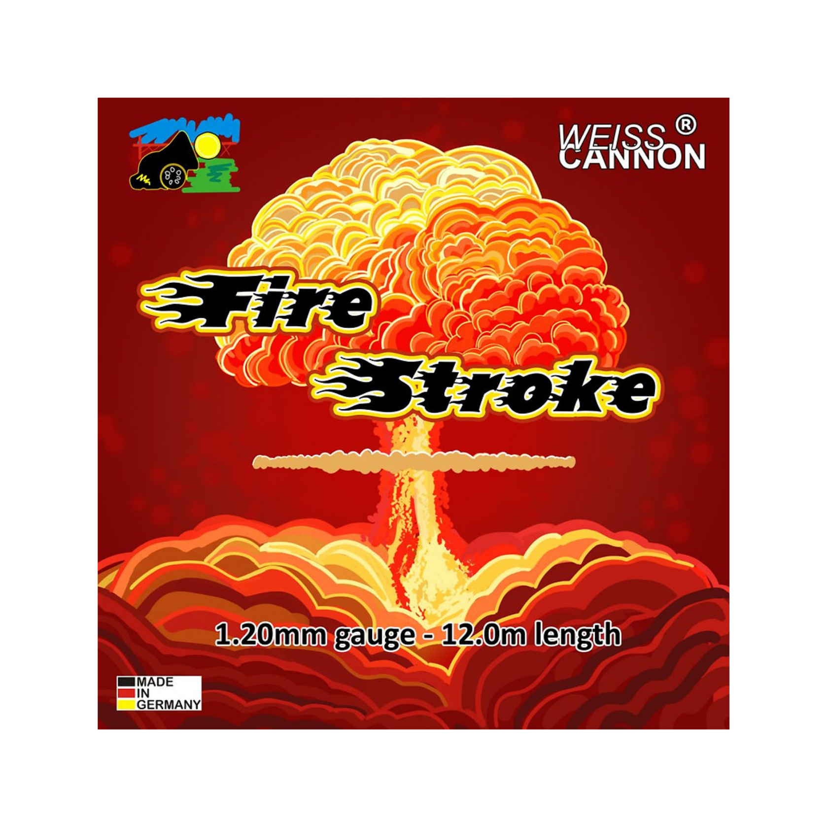 Weiss Cannon Fire Stroke Orange 1.20 (12M) — теннисная ракетка Струны Weiss Cannon Fire Stroke Orange 1.20 (12M)