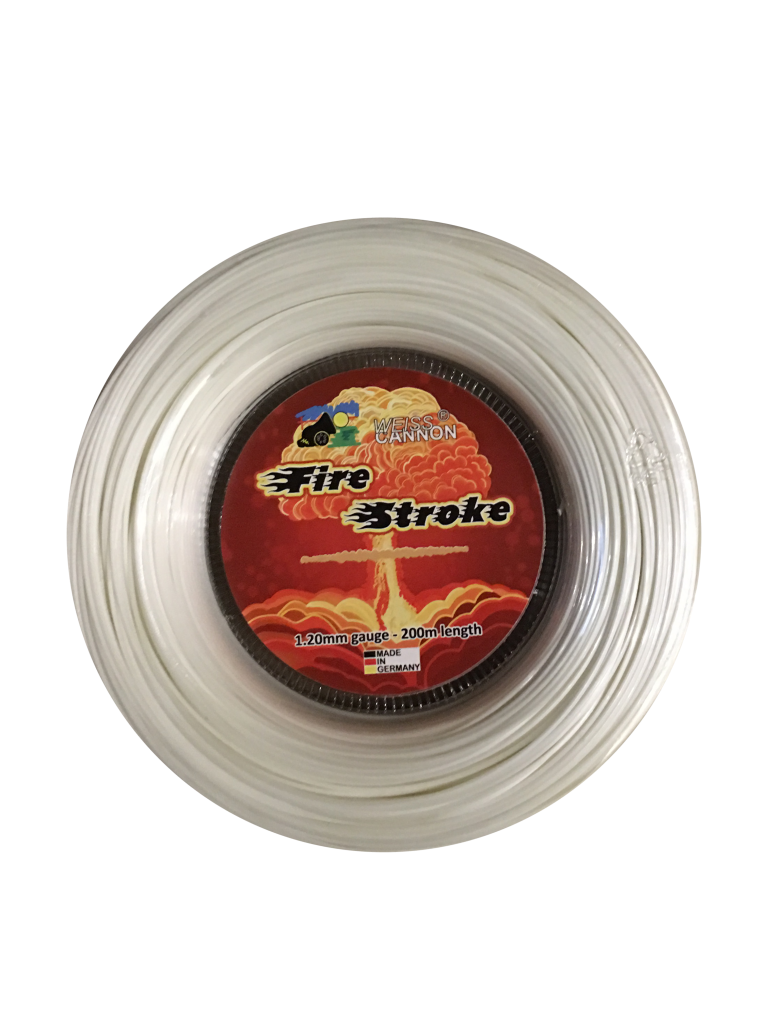 Weiss Cannon Fire Stroke White 200M — теннисная ракетка Струны Weiss Cannon Fire Stroke White 200M