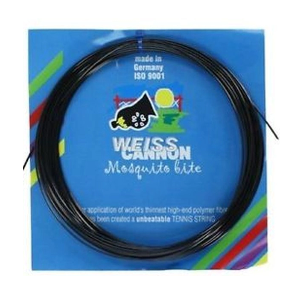 Weiss Cannon Mosquito Bite Black 1.16 (12M) — теннисная ракетка Струны Weiss Cannon Mosquito Bite Black 1.16 (12M)