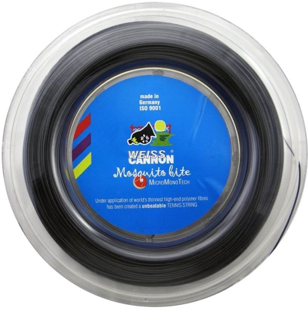 Weiss Cannon Mosquito Bite Black 200M — теннисная ракетка Струны Weiss Cannon Mosquito Bite Black 200M