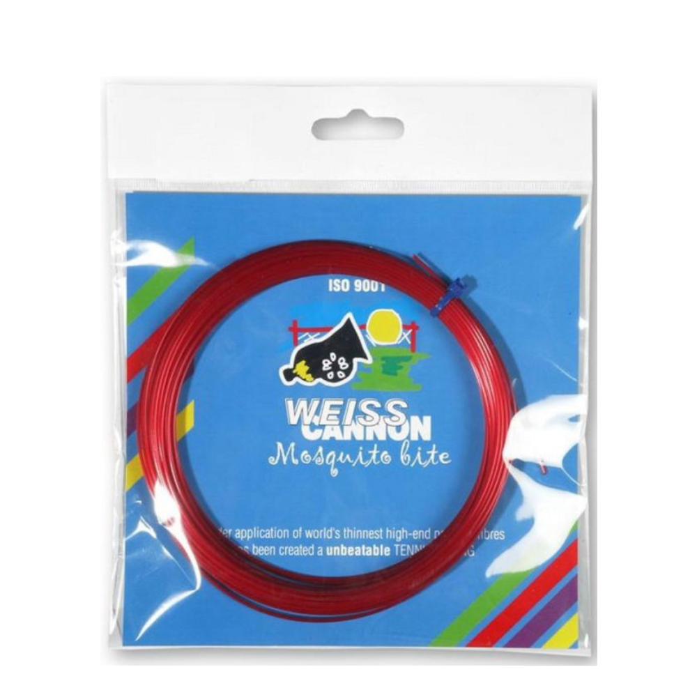 Weiss Cannon Mosquito Bite Red 1.16 (12M) — теннисная ракетка Струны Weiss Cannon Mosquito Bite Red 1.16 (12M)