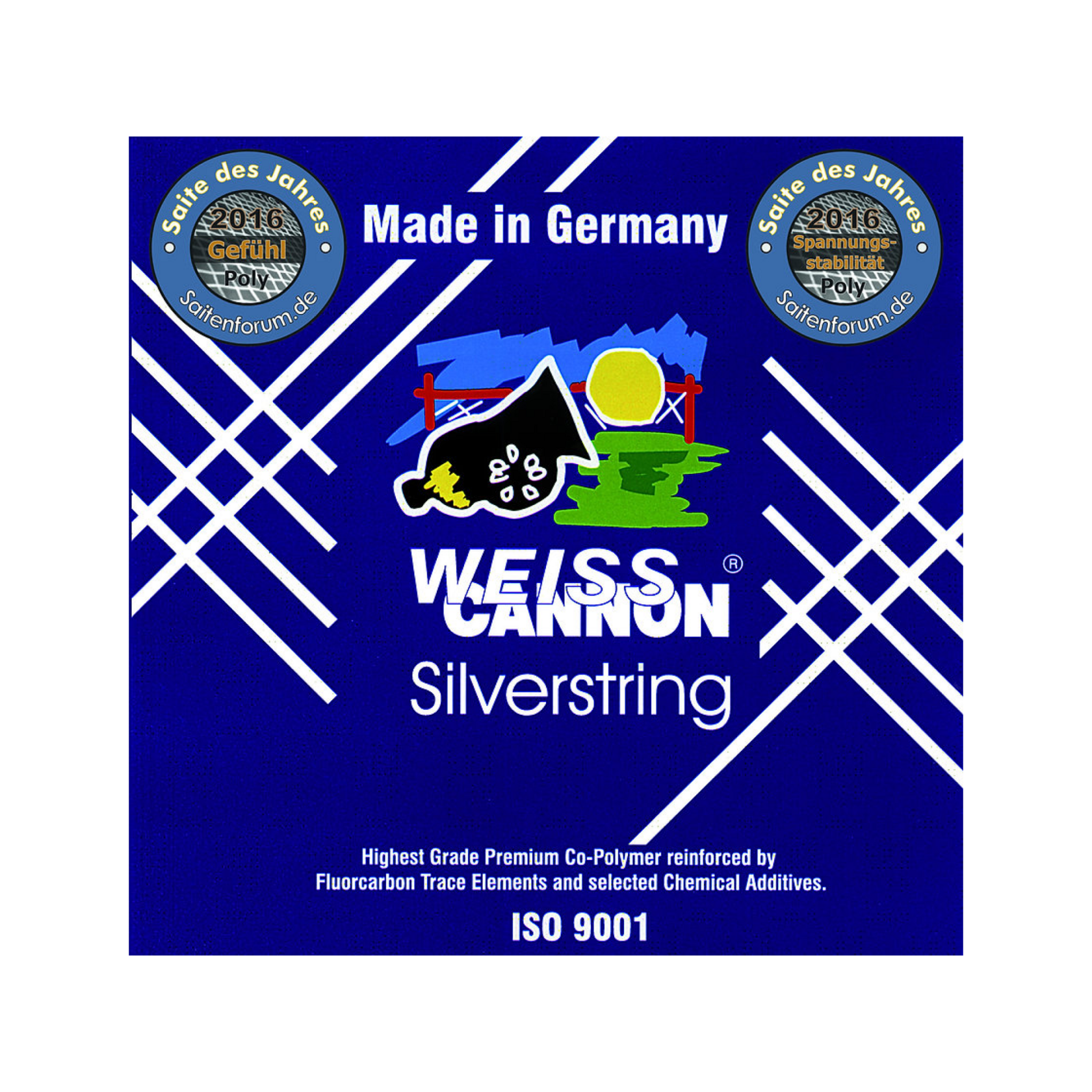 Weiss Cannon Silver String (12M) — теннисная ракетка Струны Weiss Cannon Silver String (12M)