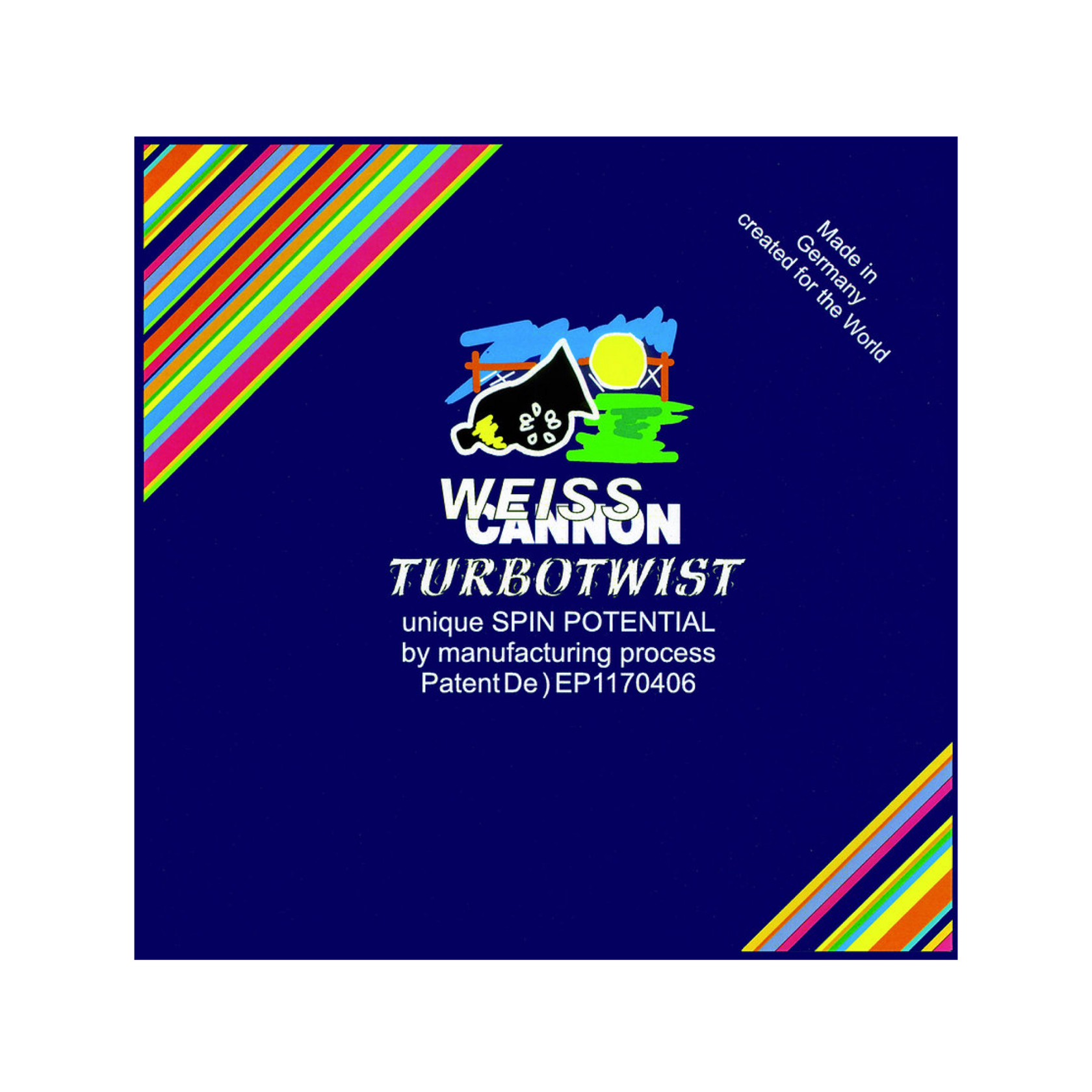 Weiss Cannon Turbotwist White (12M) — теннисная ракетка Струны Weiss Cannon Turbotwist White (12M)