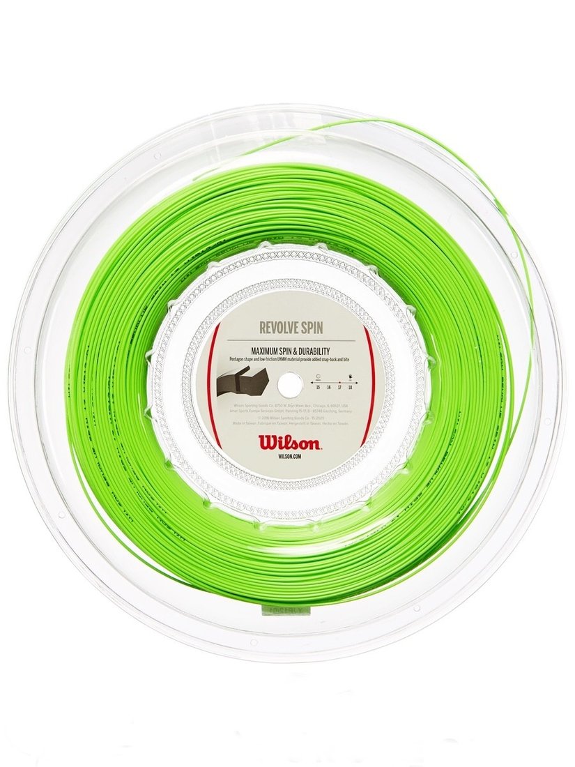 Wilson Revolve Spin 1.3 Green 200 метров купить — теннисная струна, фото товара