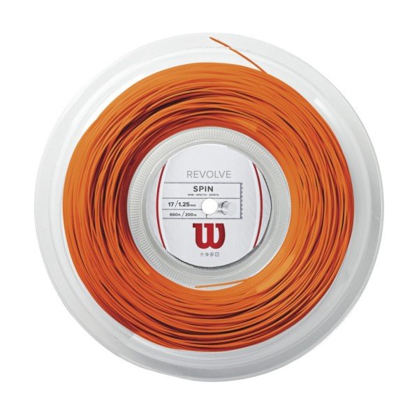 Wilson Revolve Spin 1.30 Orange 200 метров — теннисная струна, фото товара