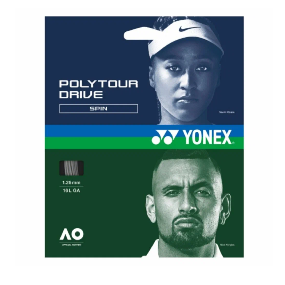 Yonex Polytour Drive Silver 1.25 (12 м) — теннисная ракетка Струны Yonex Polytour Drive Silver 1.25 (12 м)