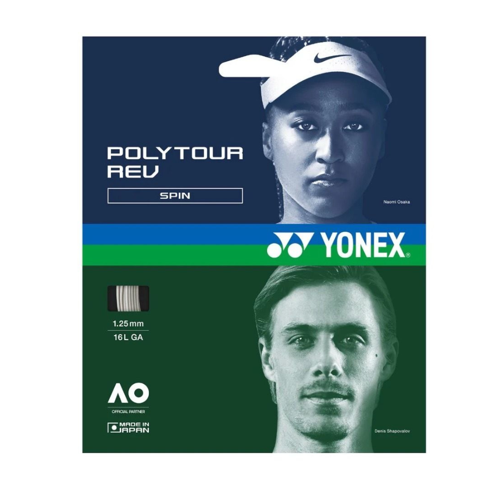 Yonex Polytour Rev White 1.25 (12 м) — теннисная ракетка Струны Yonex Polytour Rev White 1.25 (12 м)