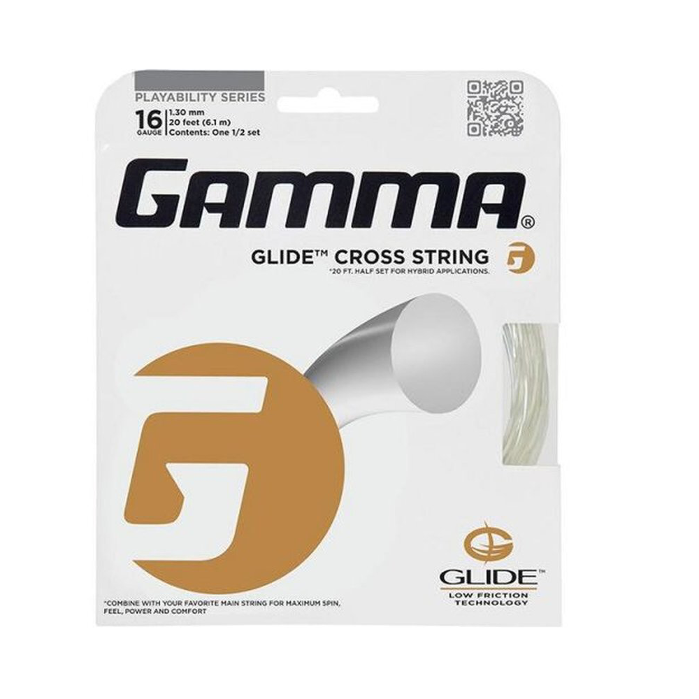 Gamma Glide Cross String White 1.27 (6M) — теннисная ракетка Gamma Glide Cross String White 1.27 (6M) — теннисная струна, фото товара