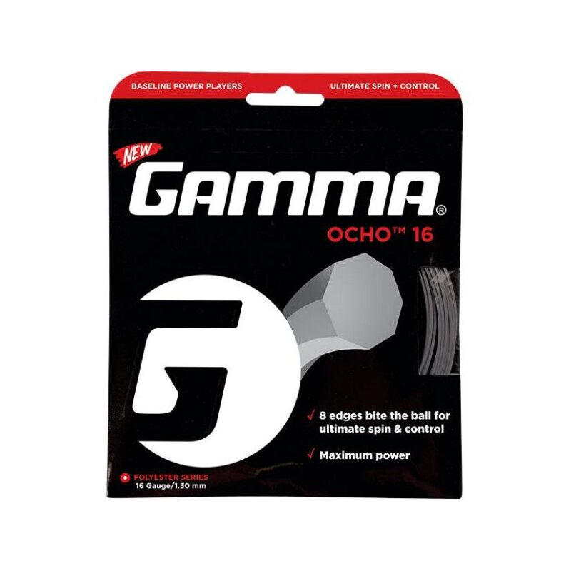 Gamma Ocho Silver 1.25 (12M) — теннисная ракетка Gamma Ocho Silver 1.25 (12M) — теннисная струна, фото товара