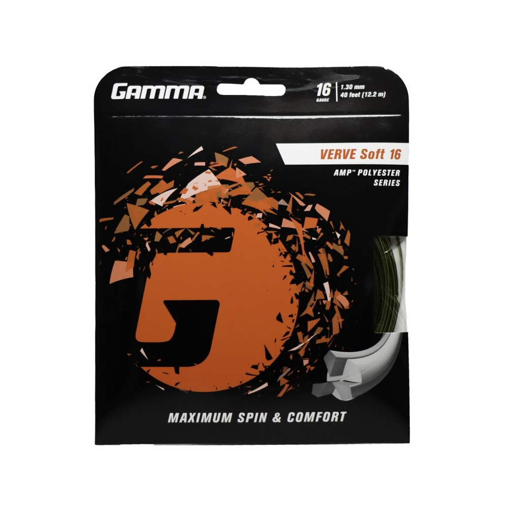 Gamma Verve Soft Black/Yellow 1.25 (12M) — теннисная ракетка Gamma Verve Soft Black/Yellow 1.25 (12M) — теннисная струна, фото товара